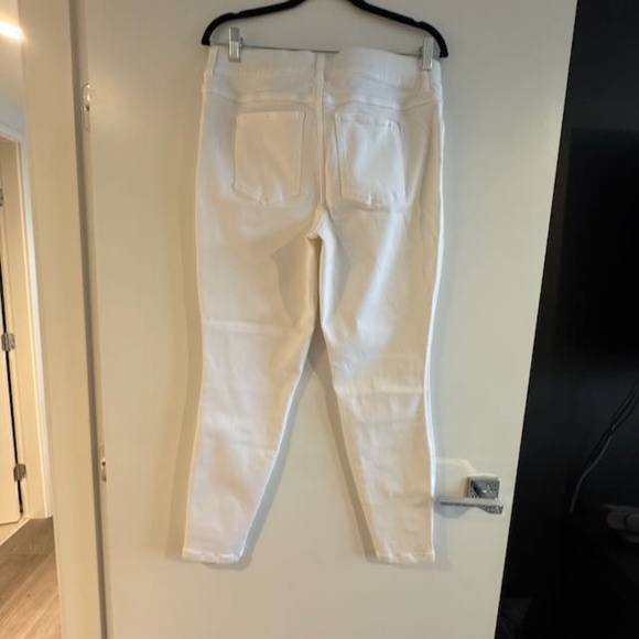 NWT SPANX Ankle Skinny Jeans, White XL - Picture 5 of 5